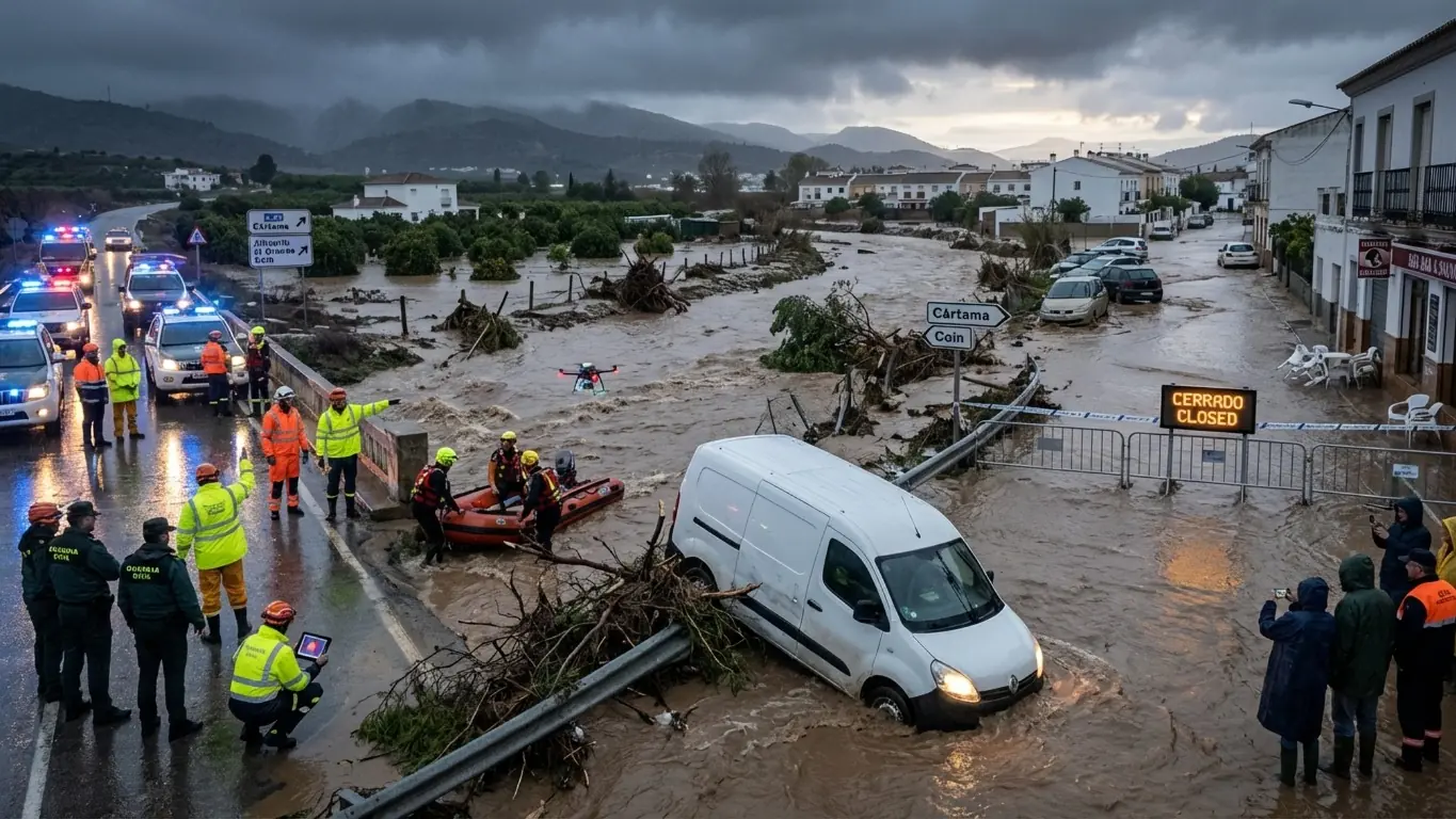 Lũ lụt nghiêm trọng tại Đông Nam Tây Ban Nha